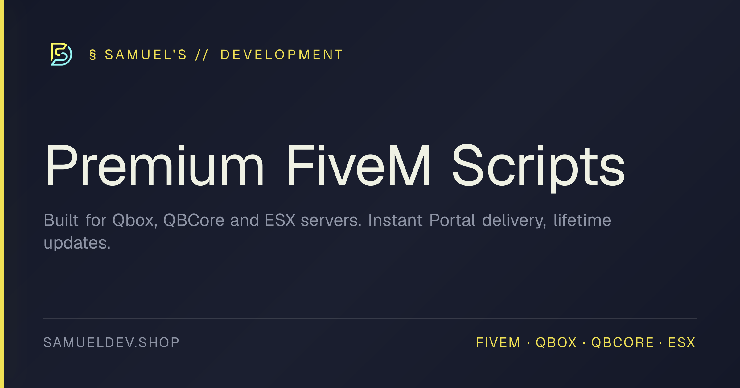 Samuel's Development — Premium FiveM Scripts